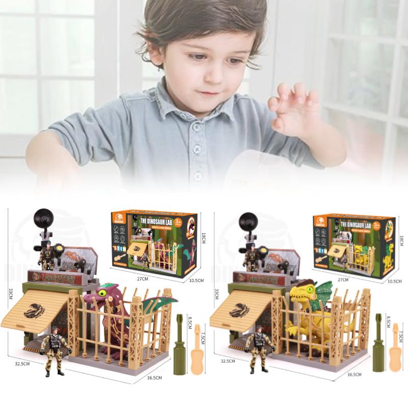 Engaging Battery Powered Dinosaur Model Toy For Children With Easy Diy Assembly