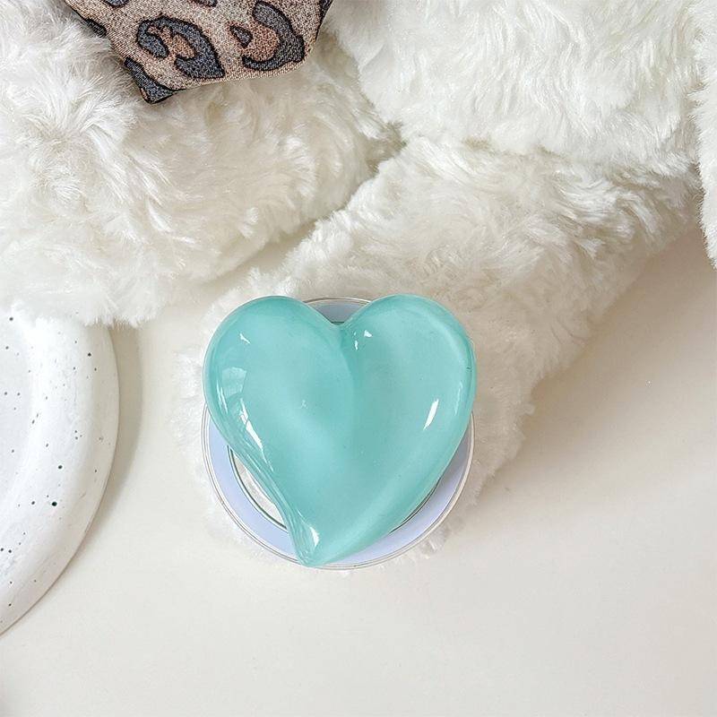 Simple Magnetic Attraction Is Suitable For Magsafe Mobile Phone Airbag Bracket Three-Dimensional Love Ring Folding