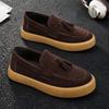 New Autumn Men's Bean Shoes British Style Loafers Fashionable Men's Casual Single Shoes