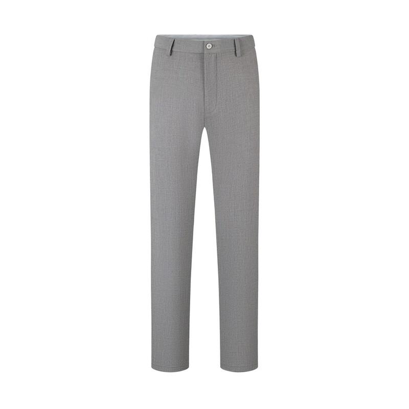 Qipai Men's Linen Blend Slim Straight Casual Pants