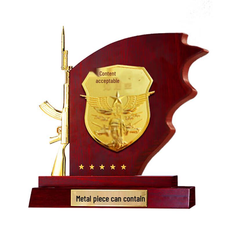 Solid Wood Military Veteran Commemorative Ornament