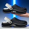 Hole Shoes Women'S Summer Wear Non-Slip Couple Bag Head Slippers Thick-Soled Dual-Purpose Outdoor Sports Beach Sandals