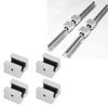 4 Pcs Linear   Bearing Slide Block SBR12UU Aluminum Alloy Open Linear Bearing Slide Unit