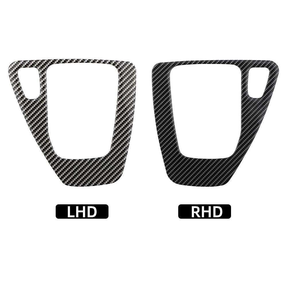 Car Gear Shift Control Panel Cover For BMW 3 Series E90 E92 E93 2005-2012 Imitation Carbon Fiber Sticker Trim Accessories