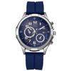 Men'S Watch Color Dial Silicone Temperament Trend Casual Quartz Watch Men Was
