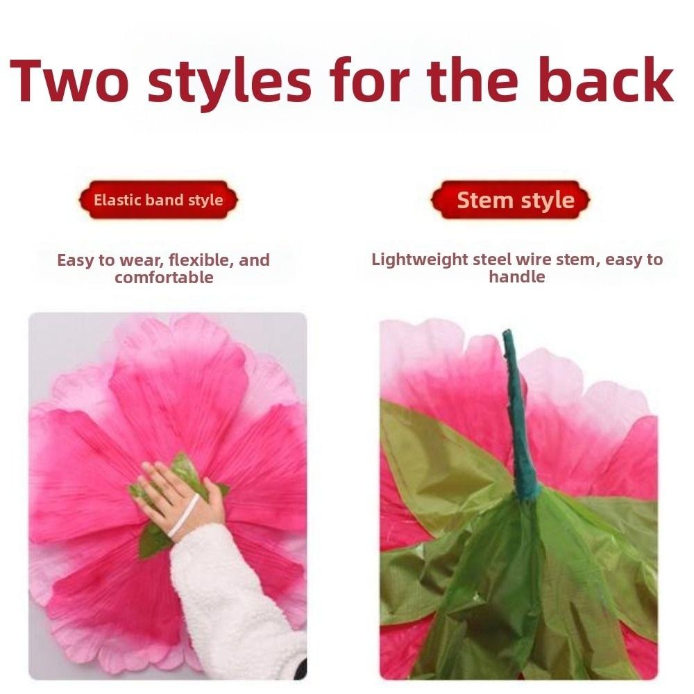 Hand held Dance Props Flower DIY Handmade Stage Art Classica Props Peony Dance Performance Props