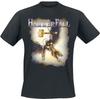 HammerFall Band Double Sided Winged Warrior Print T Shirt 100 Cotton Casual Neutral Tee Power Metal Streetwear