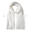 Womens Cotton Knitted Scarf Wrap Shawl Head Cover Lightweight Winter Street Style Edge Trimmed Long Wide 70cm