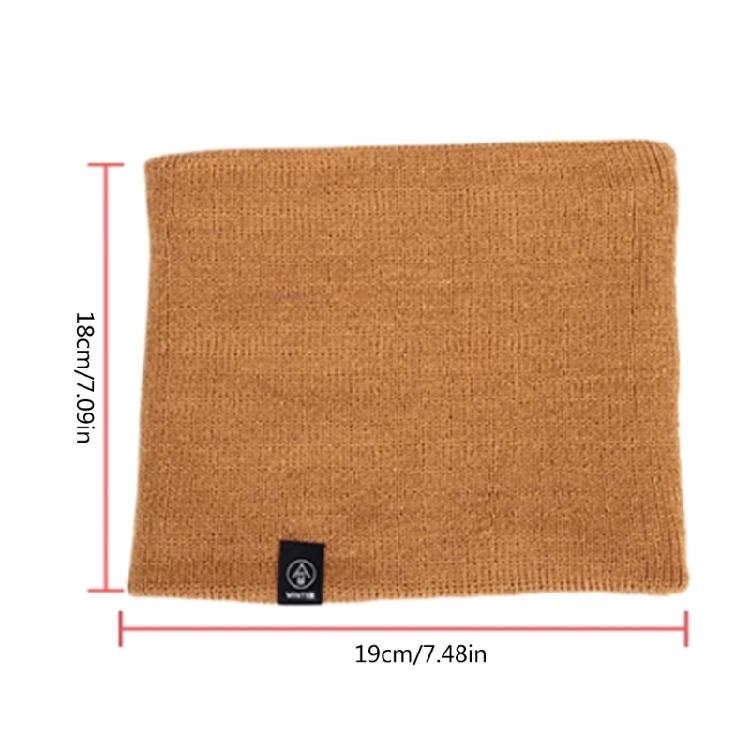 Weicher gestrickter Nackenwärmer Gesichtsschutz Outdoor Radfahren Halstuch für kaltes Wetter