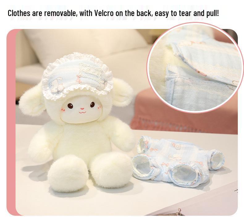 Cuddly Snotty Bear & Lamb Plush Pajama Doll for Kids