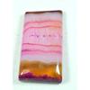 69Cts. Dyed Onyx Agate rectangle Cabochon Loose Gemstone 21X40MM SK-4356