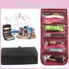 Roll N Go Cosmetic Bag Black/red Non-woven Fabric Travel Buddy For Cosmetics And Toiletries