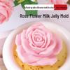 Formă Jelly 3D Peony & Lotus - Lapte de Trandafir, Formă Silicon pentru Mousse Budincă Desert Rece