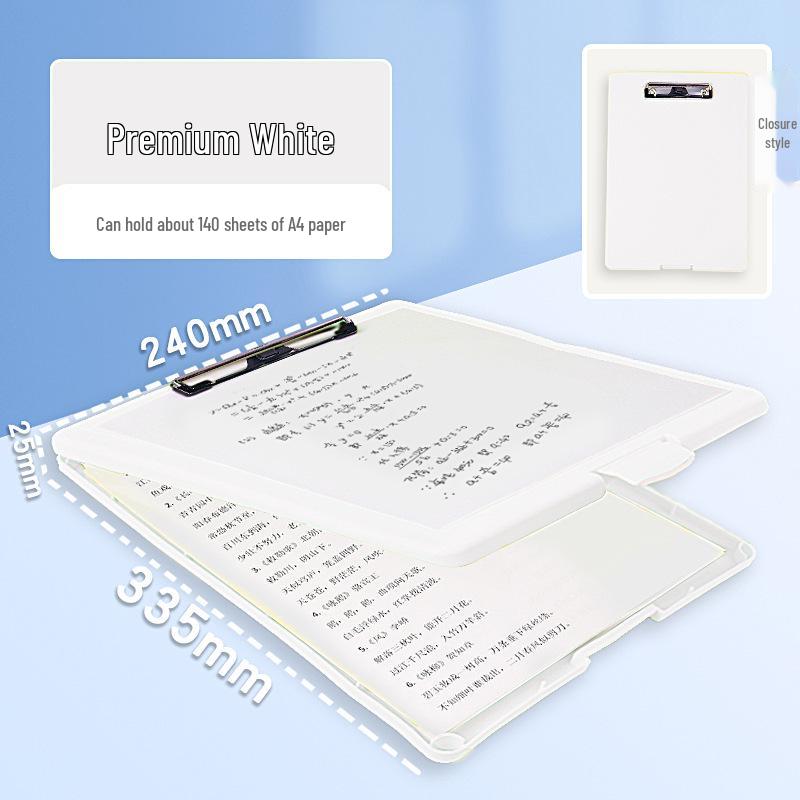 

Multifunctional A4 Writing Pad: Large Capacity Organizer for Exam Papers and Materials, Perfect for Primary and Junior High Students