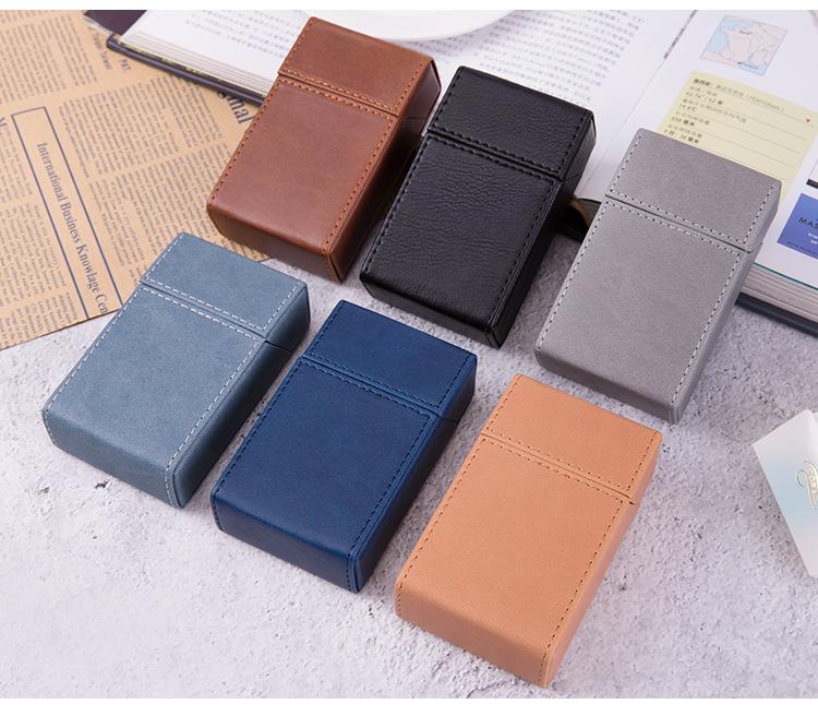 Creative Flip-Top Soft Pack Cigarette Case - 20 Sticks, Anti-Pressure, Portable Protection for Men