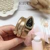 Girls' Creative Snake-Shaped Bangle Quartz Watch