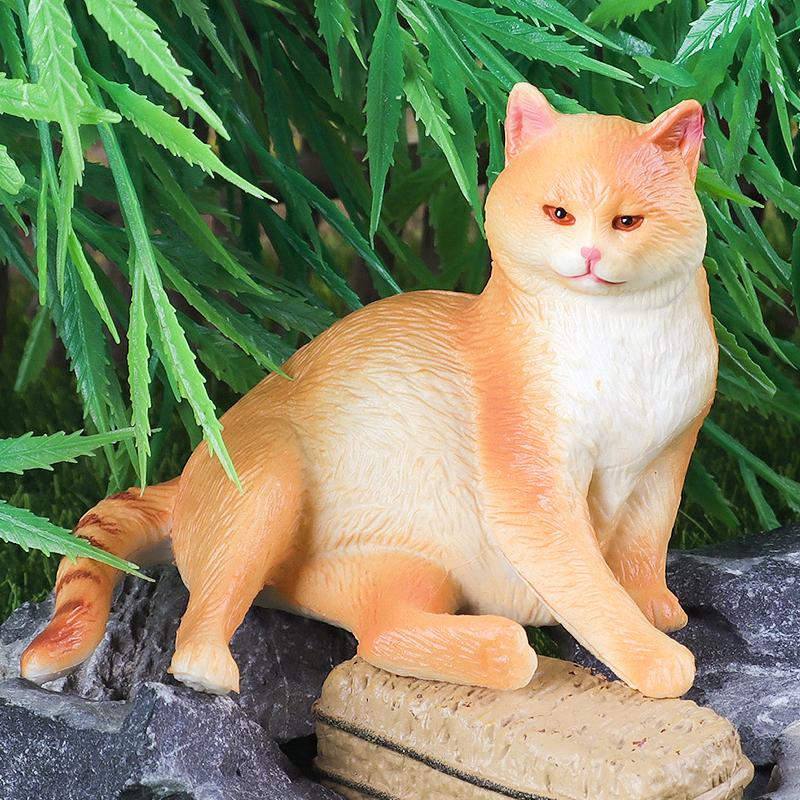 Oenux Siam Devon Rex Sphynx Perserkatze Kätzchen Modell Actionfigur Figur Niedliche Heimdekoration Sammlung Kinderspielzeug Geschenk