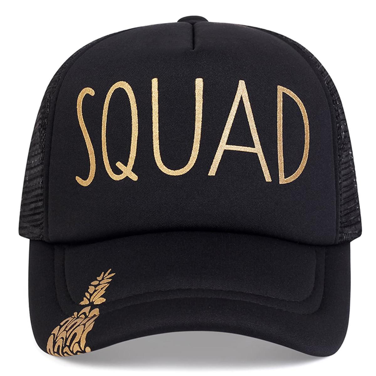 

Unisex Bride Pineapple Printing Baseball Caps Spring Summer Outdoor Adjustable Casual Hats Sunscreen Hat