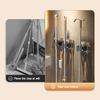 Wall Mounted Punch-free Mop Clamp Bathroom Wall Hanging Mop Rack Broom Storage Rack Multifunctional Hook Multi-use Sticky Hook
