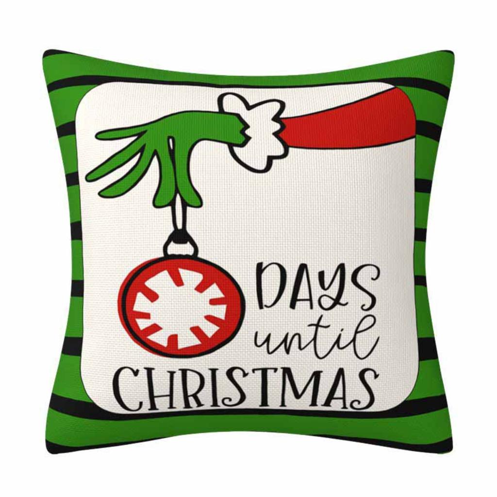 Fun Christmas Pillow Cases Lumbar Cushion Covers Sofa Home Decor Pillow Cases