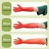 Extralange Hochleistungs-Rot-Latexhandschuhe