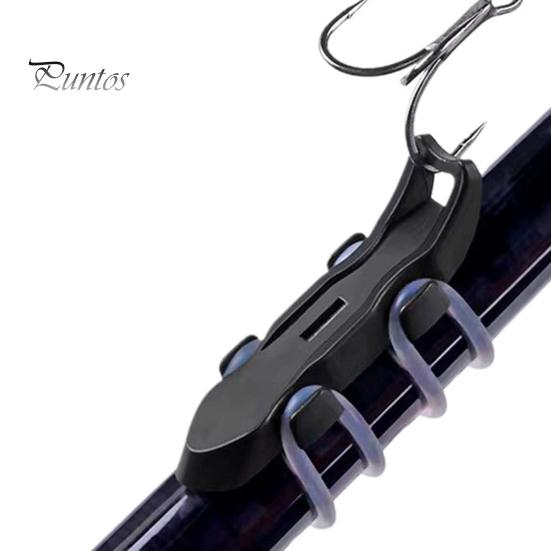 1/2/4Pcs Magnetic Fishing Lure Hook Holder with Rubber Rings Bait Hook without Hole Holder Automatic Fishook Keeper Outdoor Fishing Accessories