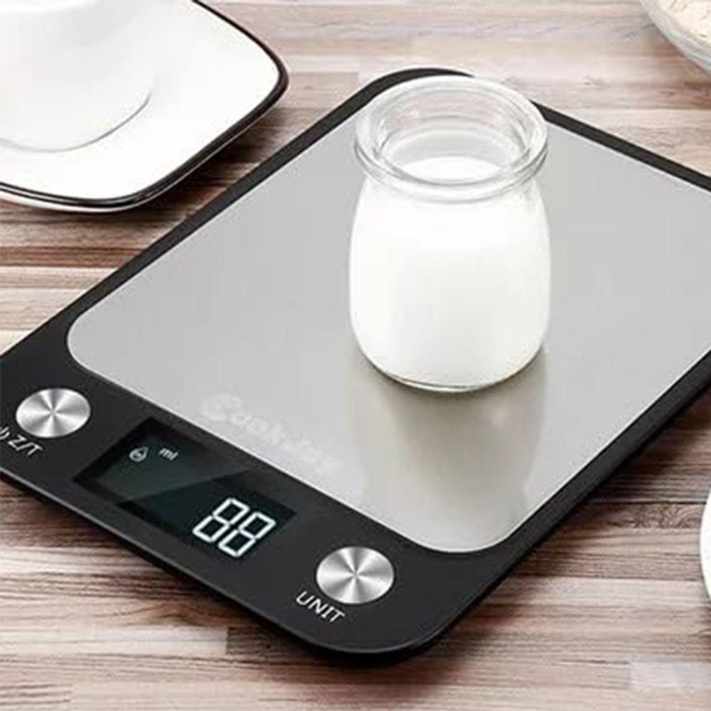Rechargeable Electronic Kitchen Scale Stainless Steel Baking Scales Food Scales  Coffee Bean