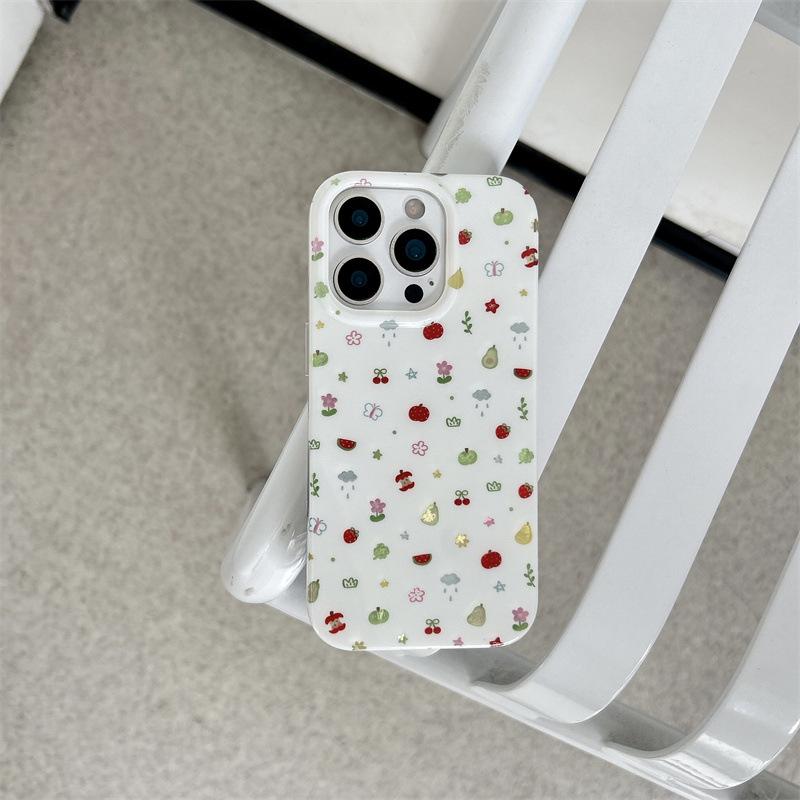 

Personalized Fruit Butterfly Raindrop Case for iPhone 17, 16 Pro Max, 15, 14 - Premium Quality 14