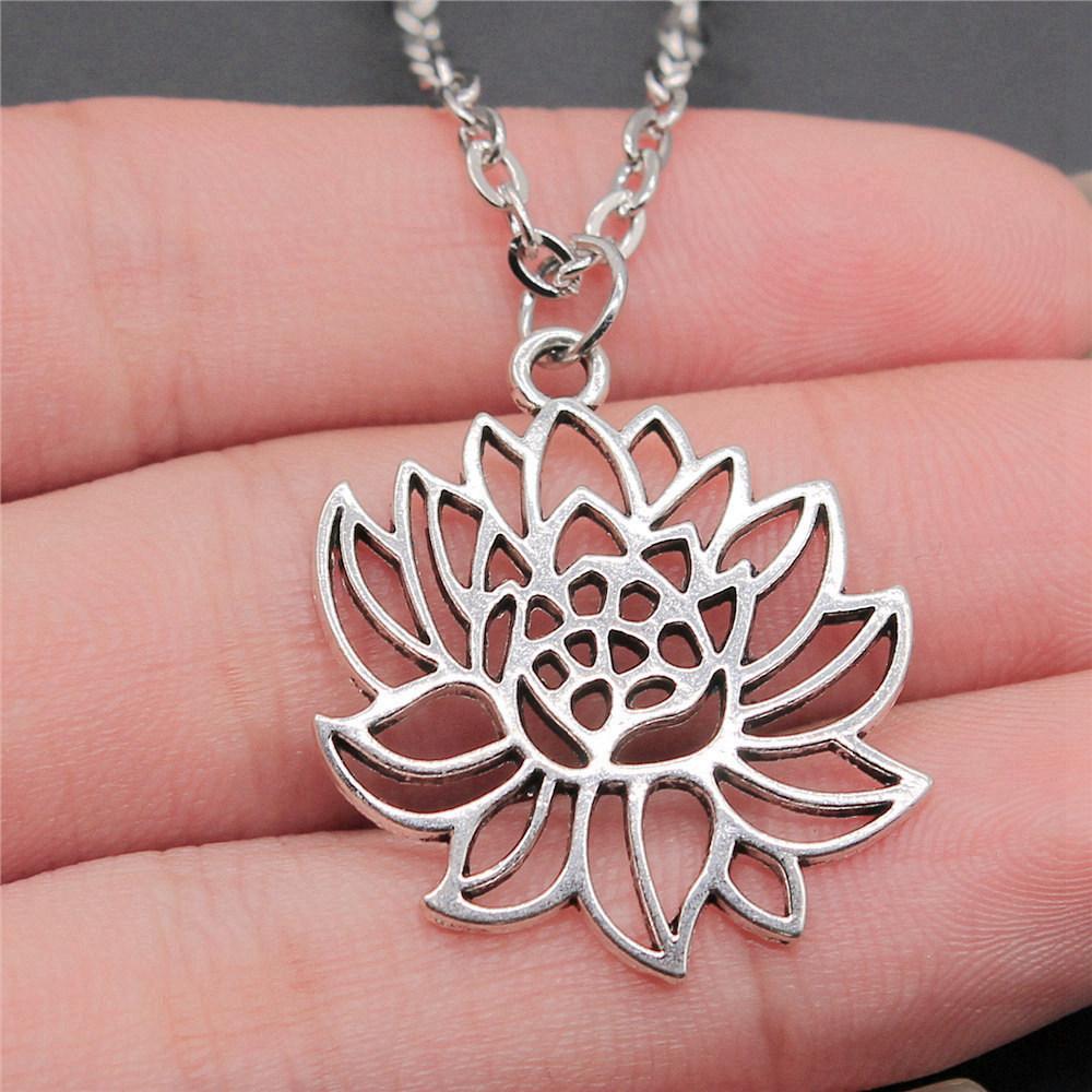 Tree of Life Floral Mandala Pendant Antique Bronze Metal Bridesmaid Choker Necklace Trendy Gift