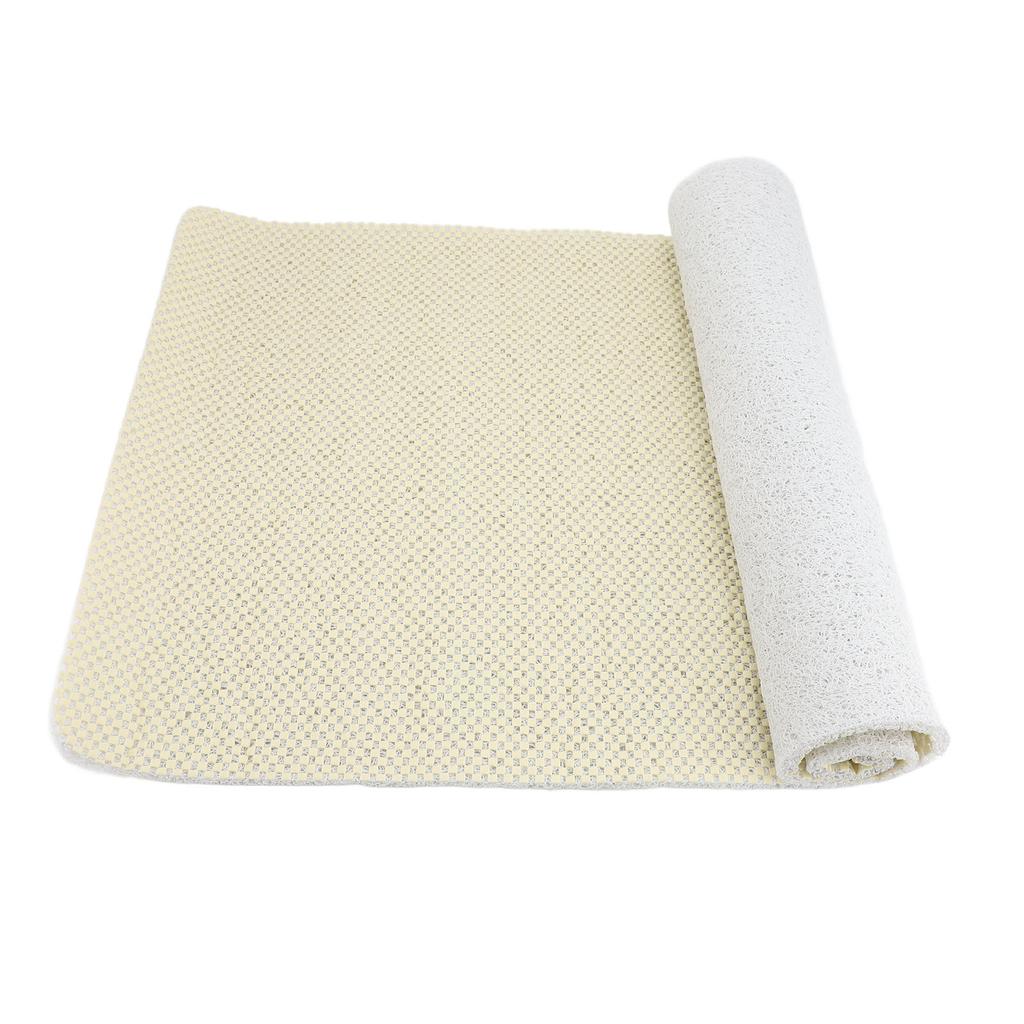 Non Slip Shower Mat Quick Drying Bathroom Accessories Water Proof Soft PVC Loofah Shower Mat for