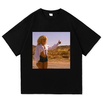 Sabrina Carpenter Nuova Canzone Manchild Maglietta 2025 Moda Estate Uomo/Donna Abbigliamento Retro Harajuku Abiti di Alta Qualità Magliette