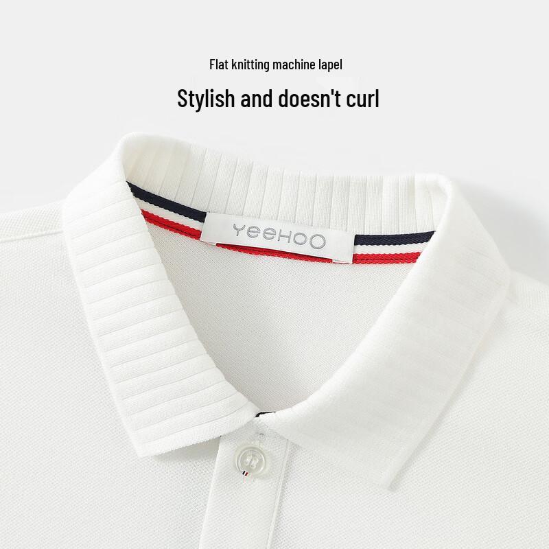 YEEHOO Boys' Cool & Anti-bacterial Short-Sleeve Polo T-Shirt