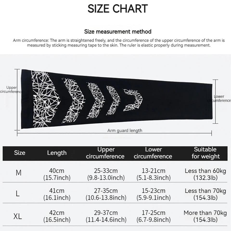 Durable And Safe 1Pcs Sports Arm Protection Silicone Anti Slip High Elastic Compression Sun Protection Sleeve Basketball Tennis Cycling Fitness