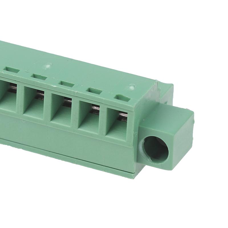 1Set 15Edgwc Pitch 3,81 Mm 2P/3P/4P/5P/6P/8P/9P/10P Steckbarer Terminal Block Anschluss Jm15Edgkm 3,81 Mm Pitch