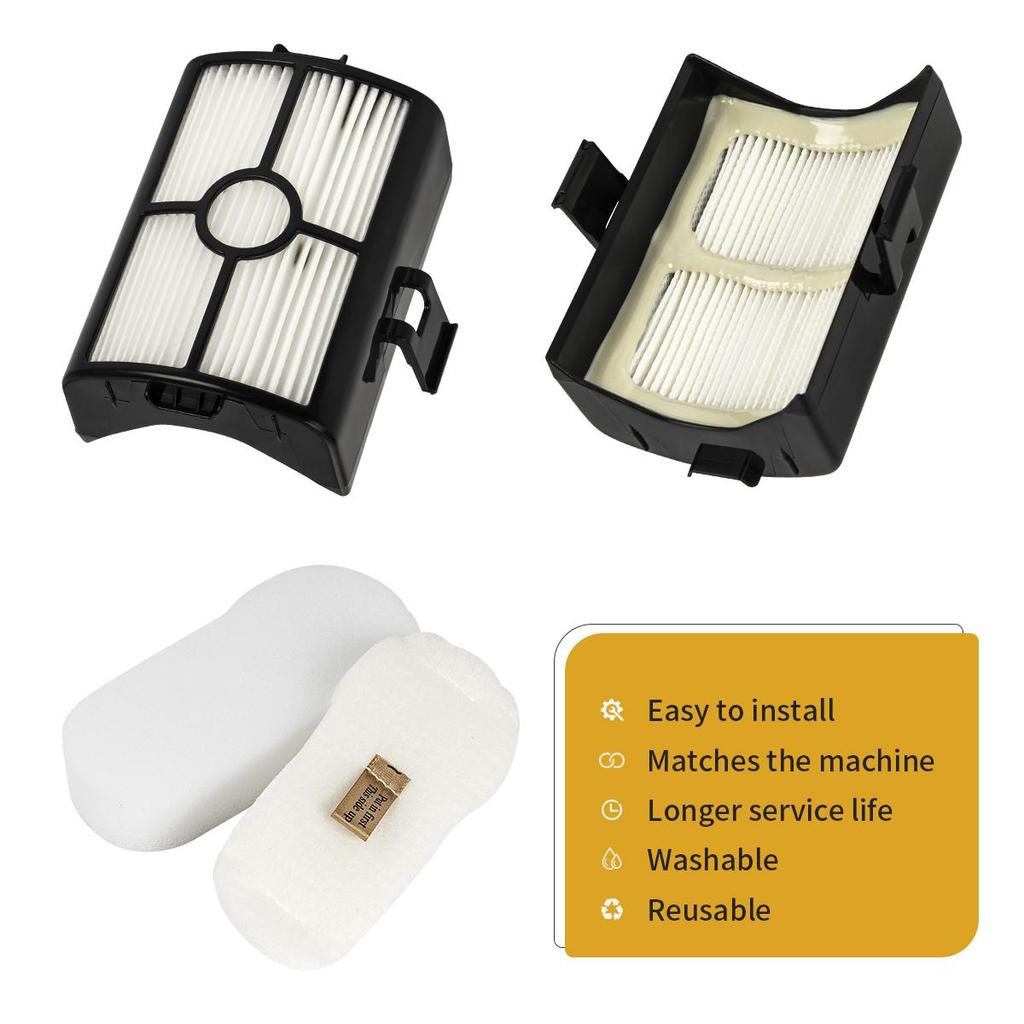 Vacuum Filter for Shark HZ500 HZ500UK HZ500UKT Dry and Wet Sweeping Robot Replacement Kit Household Cleaning