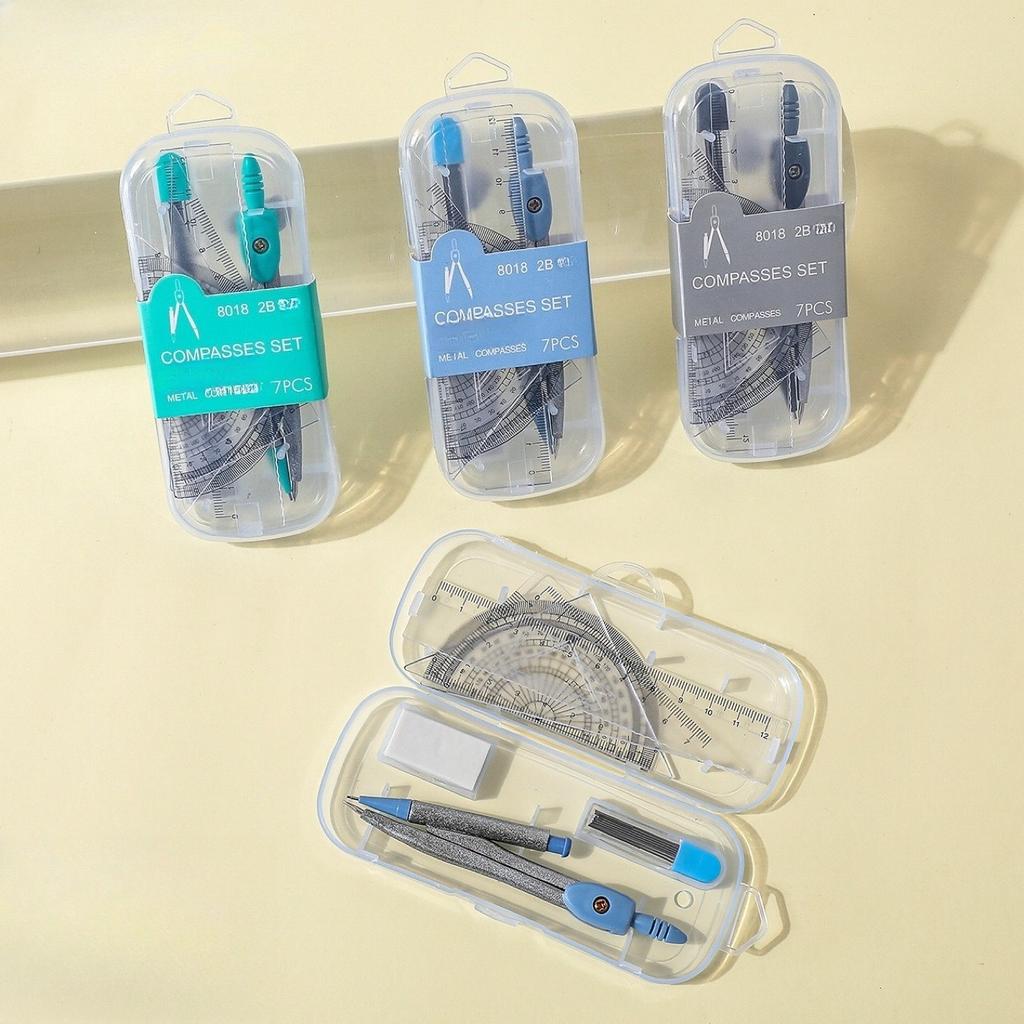 Compass and ruler sets for students are suitable as prizes or gifts for primary school students