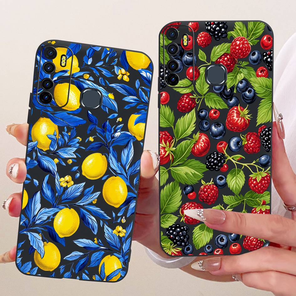 For Infinix Hot 9 Pro Case New Fashion Flower Soft Silicone Phone Cover For Infinix Note 7 Lite Cases Hot 9 Play Hot9 X655 Funda