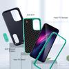 3 in 1 Heavy Armor Defend Phone Case For Samsung Galaxy A16 A26 A36 A56 5G A06 A14 A54 A15 A17 Hard Plastic Frame TPU Back Cover