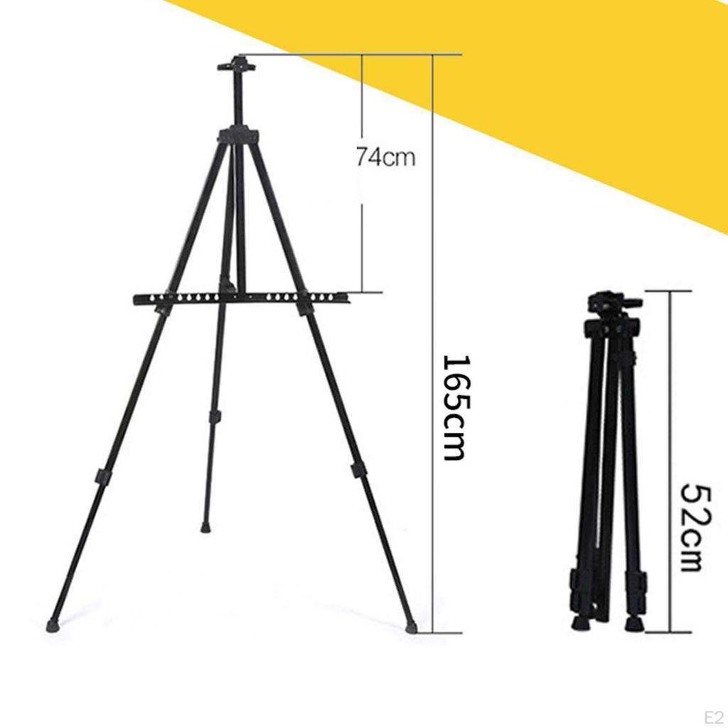 Display Easel Tripod Non Slip Signs Folding for Art Supplies Presentations Event Easels
