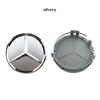 Mercedes Benz wheel center cap 4pcs black 75mm Hubcap w204 w211 w205 W212 amg w203 w213 w124 w176 w177 accessories For Mercedes BC2
