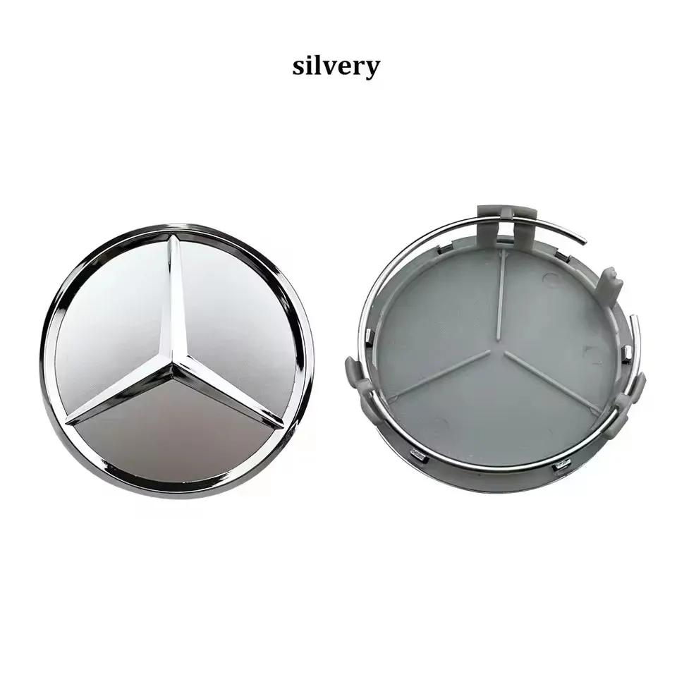 

Колпачок ступицы колеса Mercedes Benz 4 шт. черный 75 мм Колпак w204 w211 w205 W212 amg w203 w213 w124 w176 w177 аксессуары Для Mercedes
