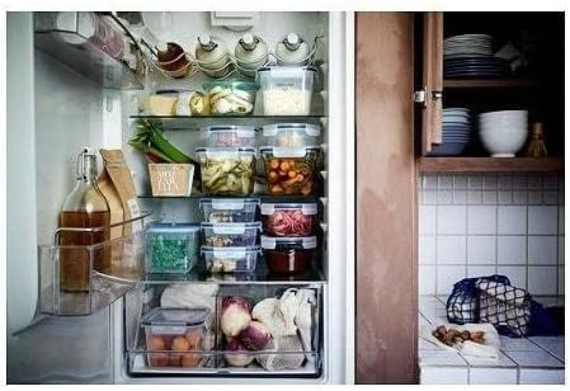 IKEA Storage Container with 365+ Lid, 15x15x12cm, Glass/plastic (992.691.17)