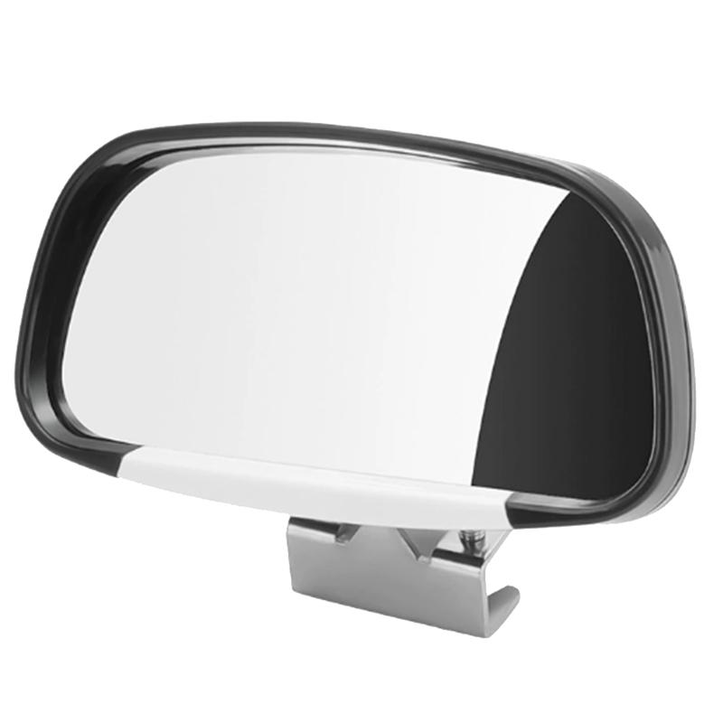 Ac29-Front View Universal Fit Blind Spot Mirror With Convex Lens-Adjustable 360° Mirror For Enhanced Visibility