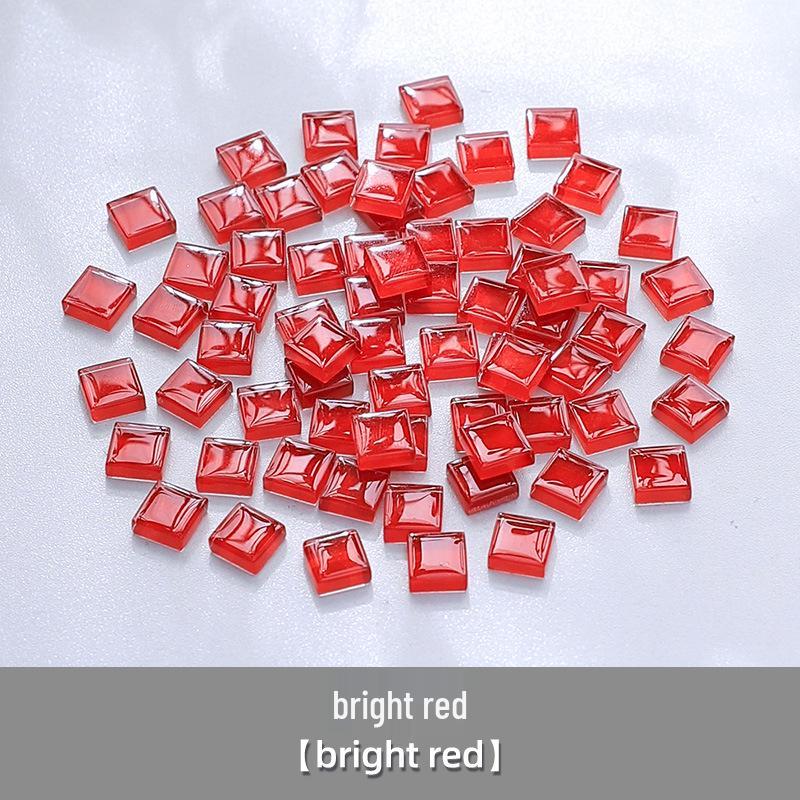 1cm Crystal Glass Colored Stones Mosaic DIY Kit for Kids