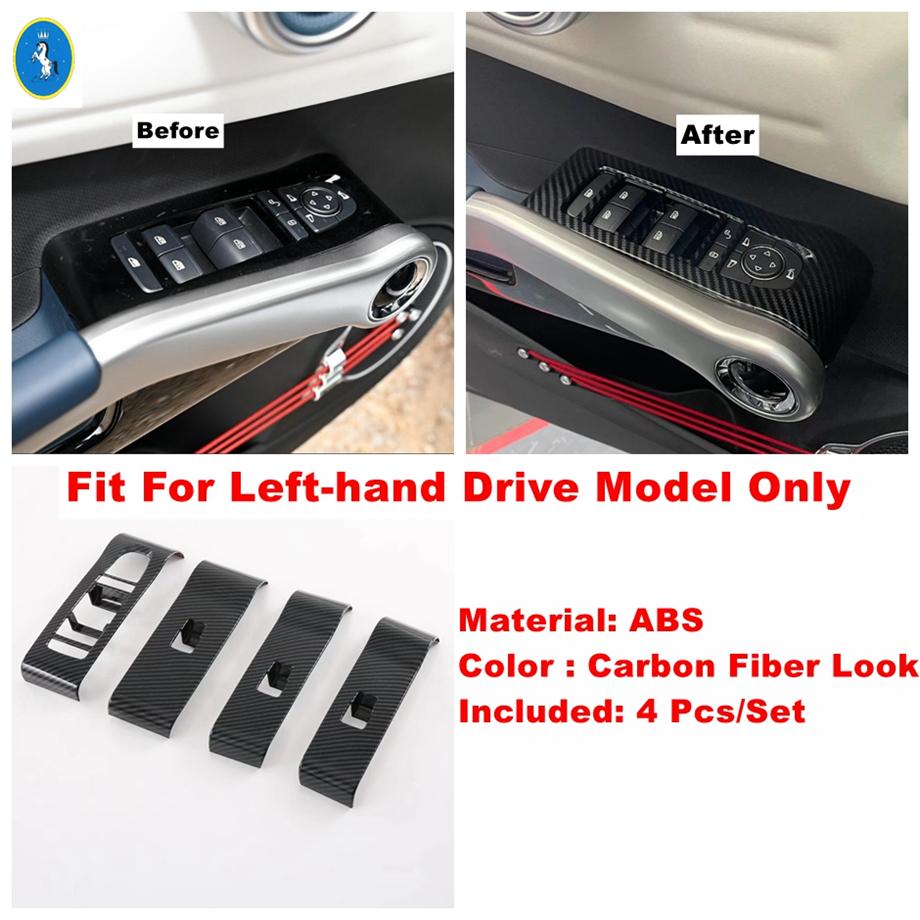 Carbon Fiber Door Speaker / Dashboard Air Vent / Shift Gear Panel Cover Trim For BYD Atto 3 Yuan Plus  - 2024 Auto Interior