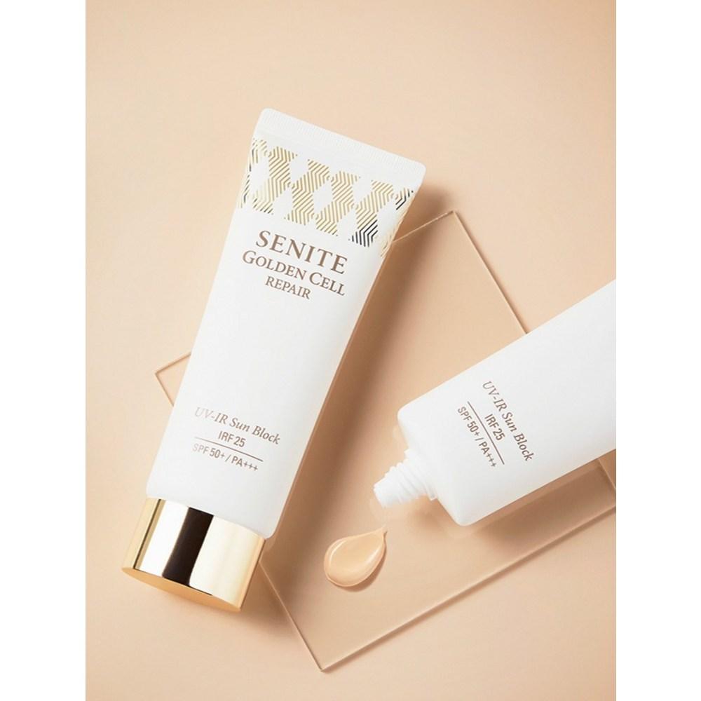 Senite Golden Cell Repair Sunblock SPF50+ PA+++, 80ml, 1 unit