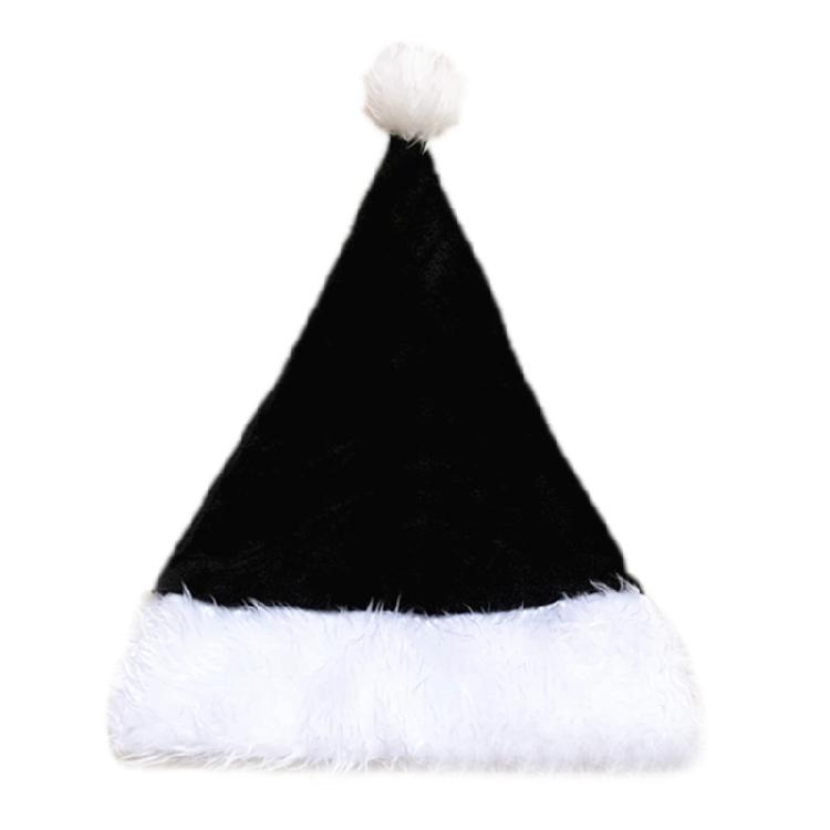 Christmas Party Hat Furry Christmas Hat Plush Santa Hat Christmas Party Decor