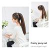 Straight Synthetic Clip In Drawstring Ponytail Hairpieces for Women Hair Extension