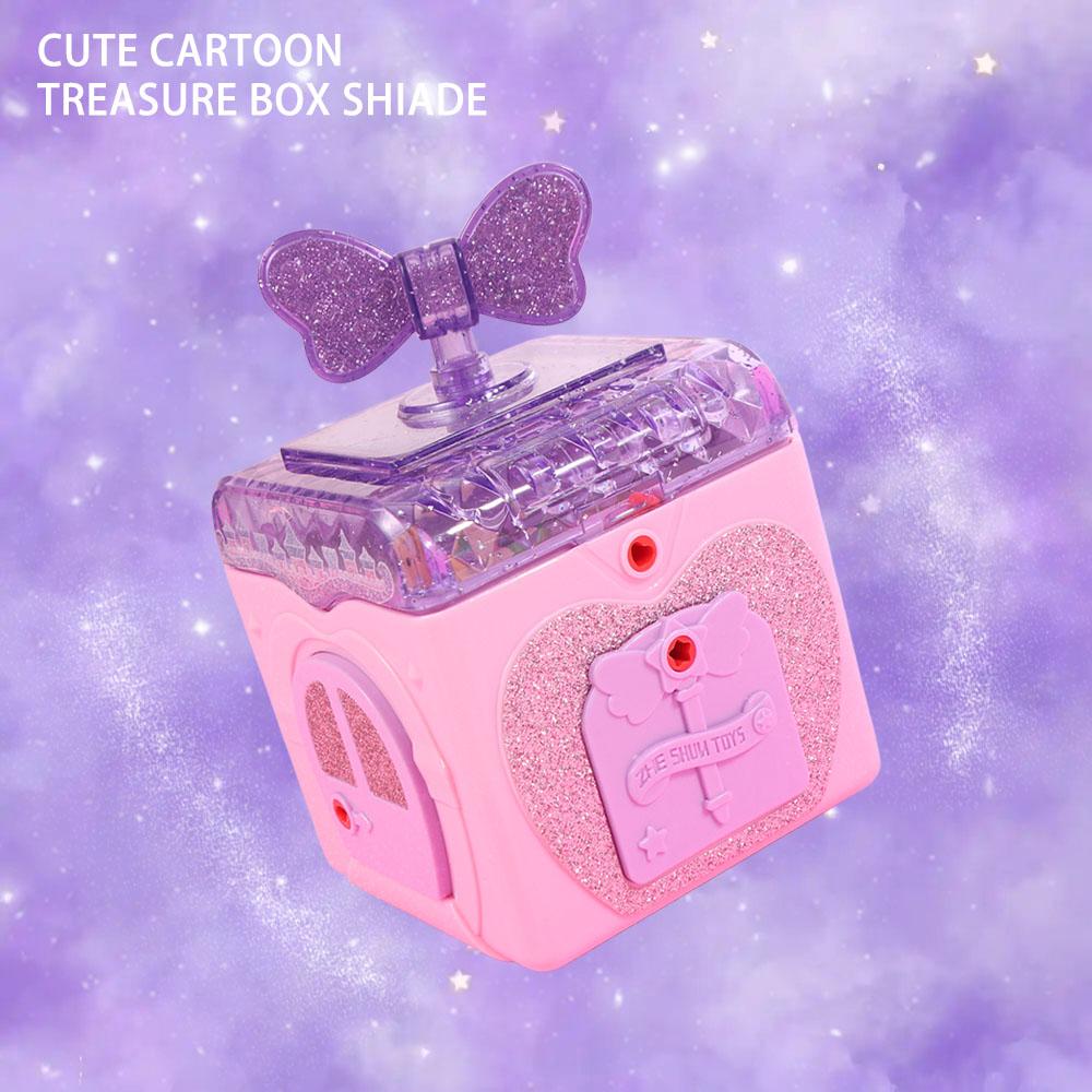 With Lock Key Girls Jewelry Box Princess Girl Girl's Jewelry Toys Treasure Chest Toy Kids Toy