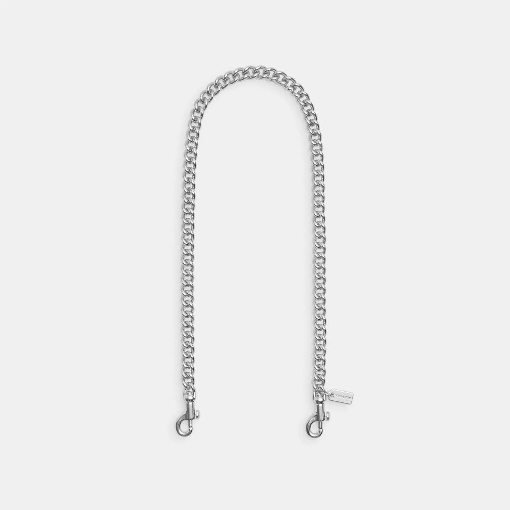 

Ремень через плечо Coach Chain серебристый серебряный